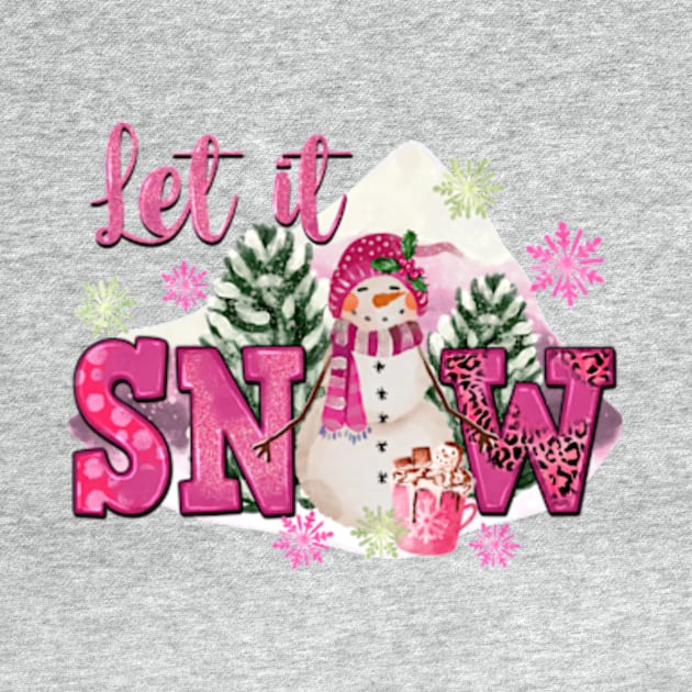 Let it snow snowman, snowman snowflakes by Karley’s Custom Creations